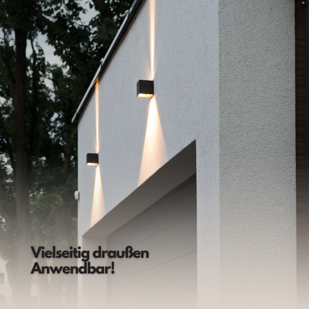 TraumOase™ Kabellos Außenbereich Luxus-Wandleuchte | Das Original