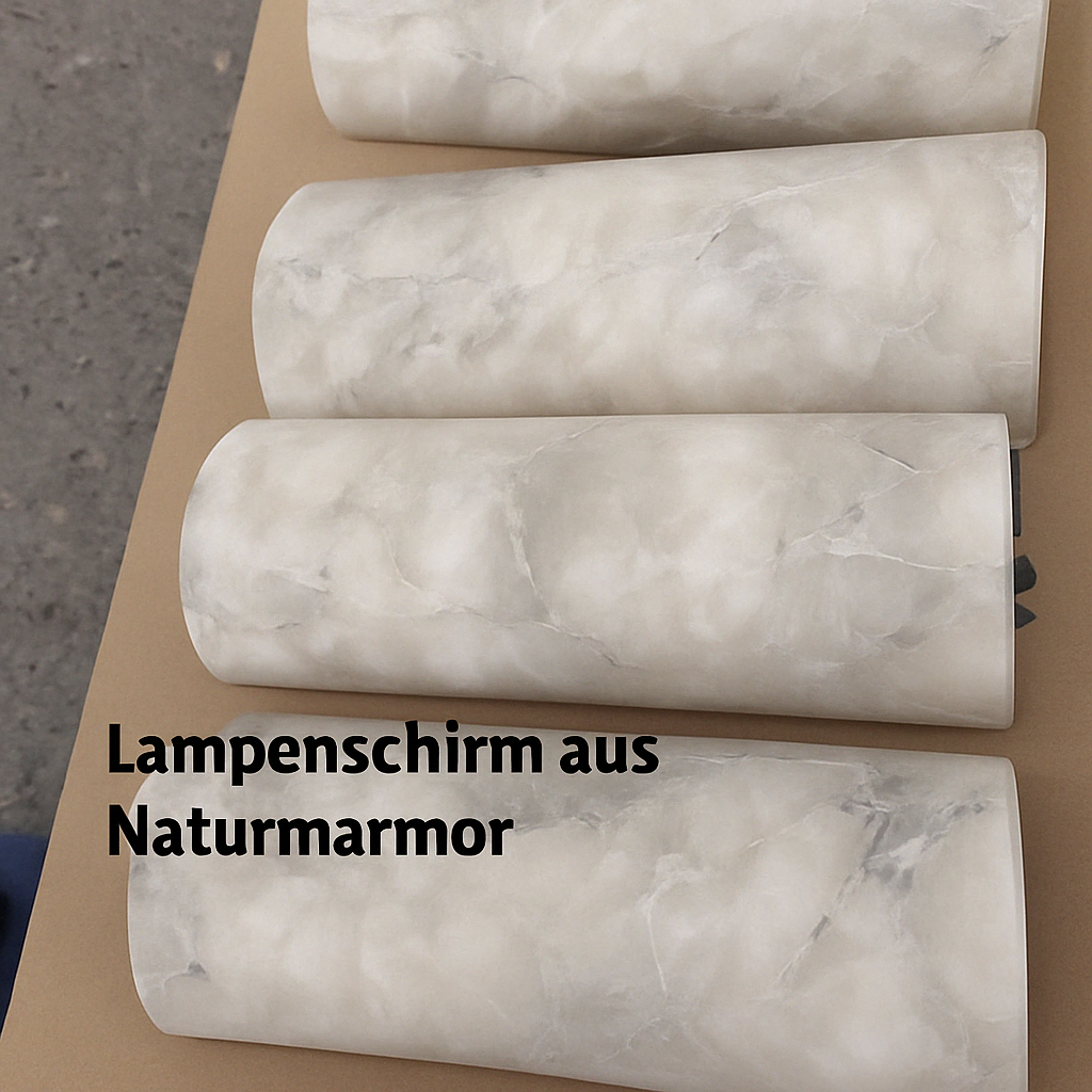 TraumOase™ "Van der Valk" Wandleuchten Messing+Marmor
