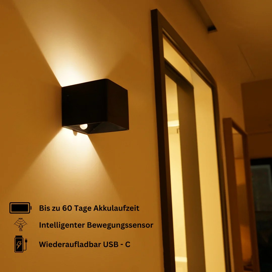 TraumOase™ RGB Drahtlos Luxus Wandleuchte | Das Original