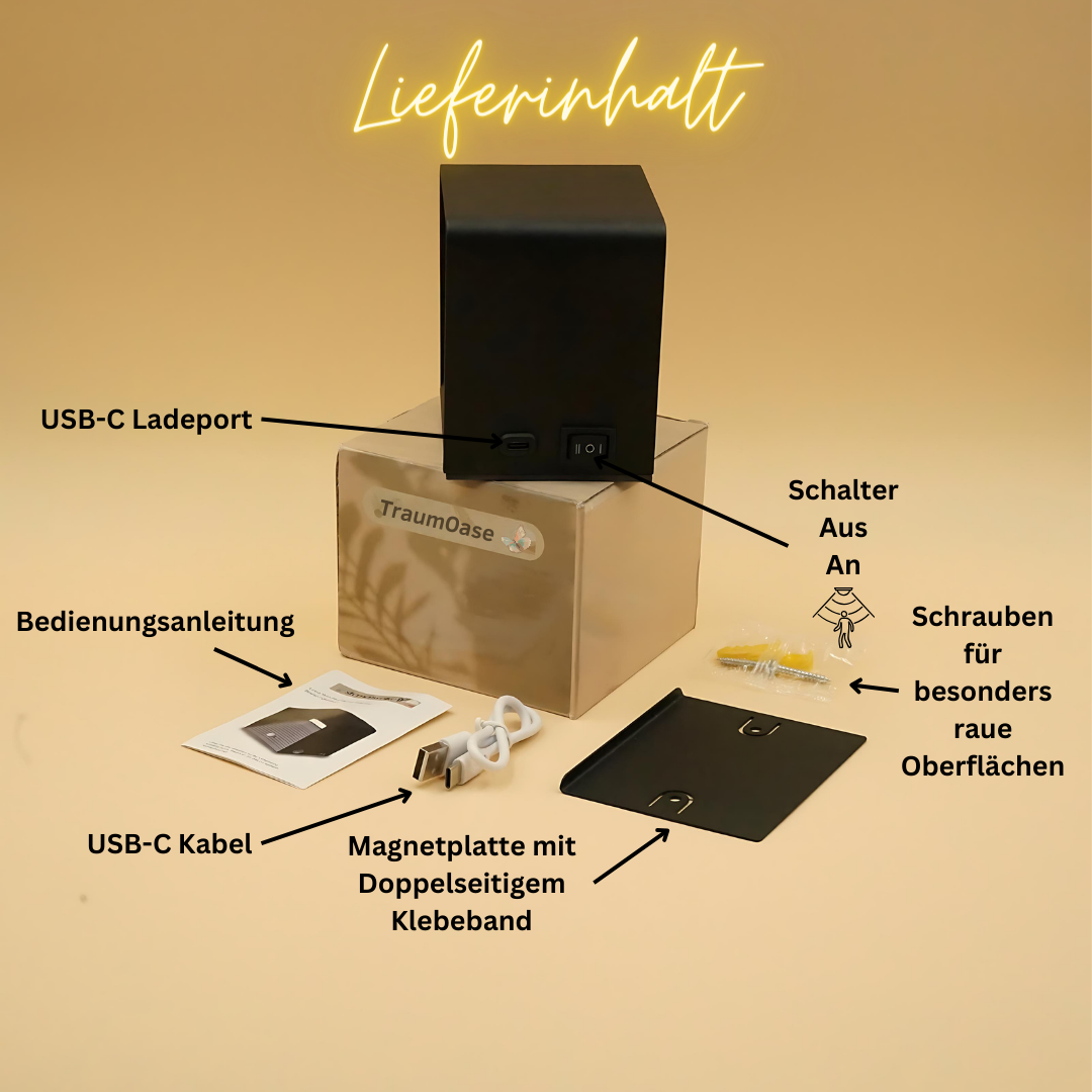 TraumOase™ Drahtlos Luxus Wandleuchte | Das Original